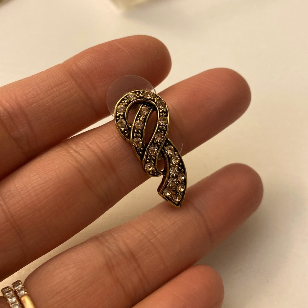 Vintage bronze earrings